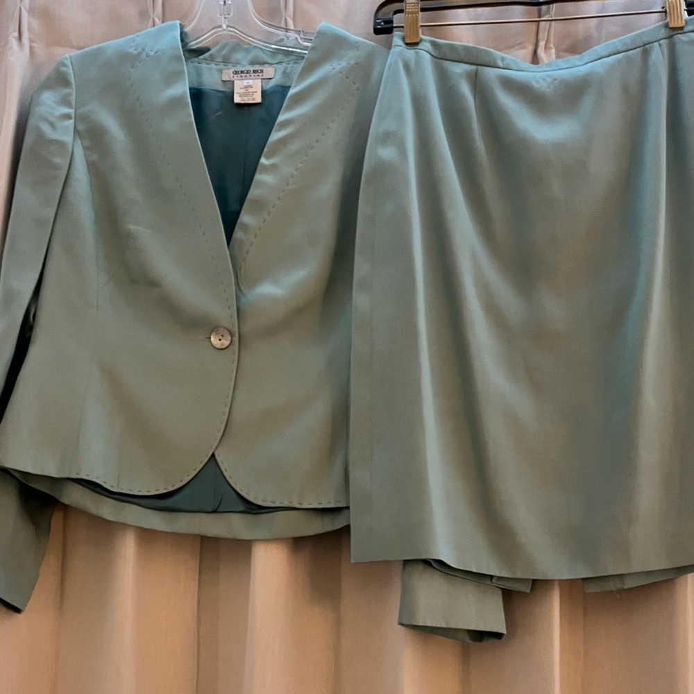 Georges Rech Light Teal Ladies Suit